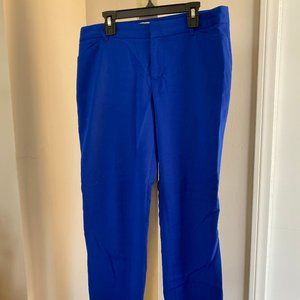 GAP electric blue slim cropped pants